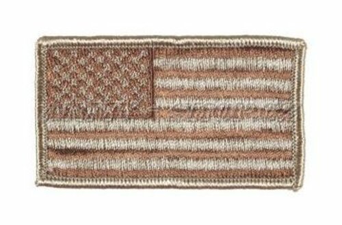 Vyšívaná vlajka - USA desert - nažehlovací