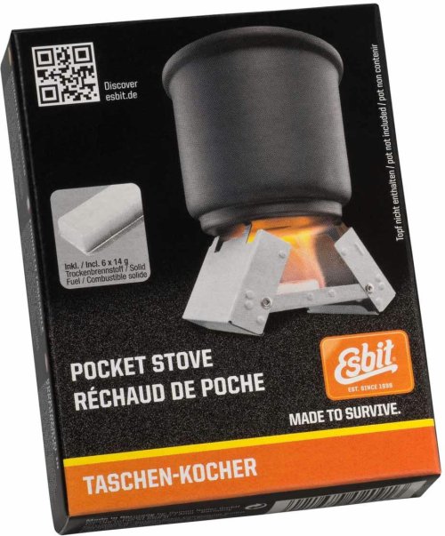 Vařič typ postýlka ESBIT + líh 6x14g