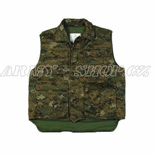 Vesta zateplená Digital Woodland