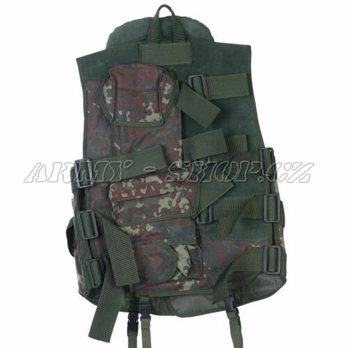 US taktická vesta s pevným límcem - Vz. Punktarn