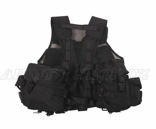 Taktická vesta SQUAD - černá