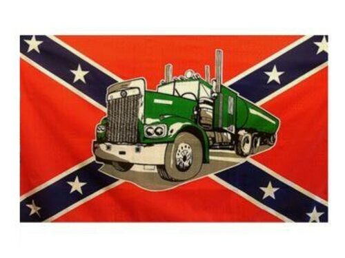 Vlajka Konfederace - kamion