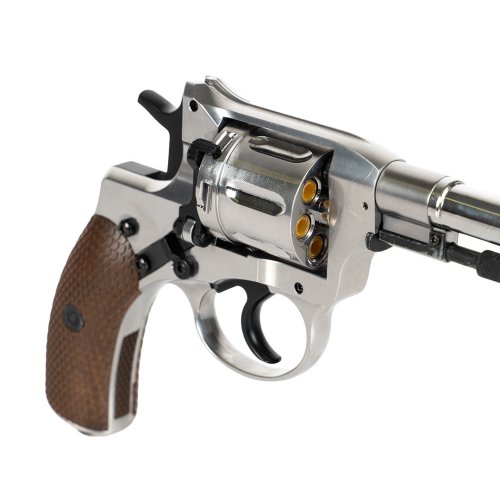 Vzduchový revolver Borner Nagant NGT-B silver