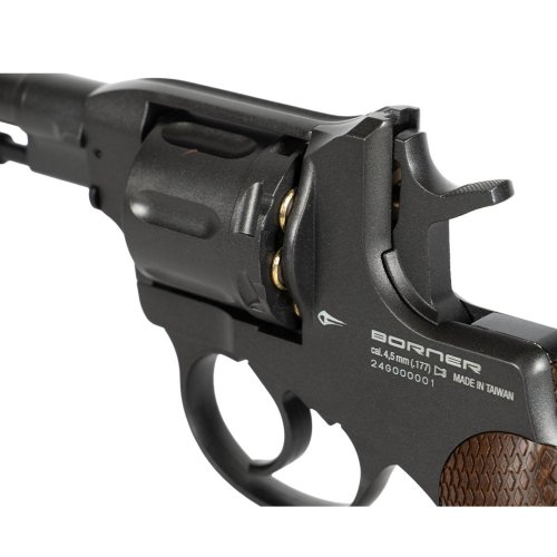 Vzduchový revolver Borner Nagant NGT-P black
