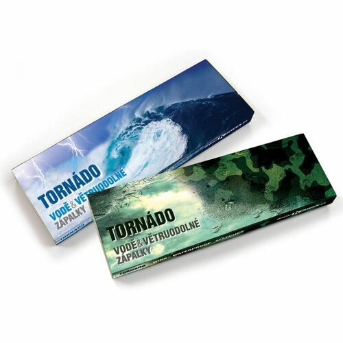 Vodě a větruodolné zápalky TORNÁDO