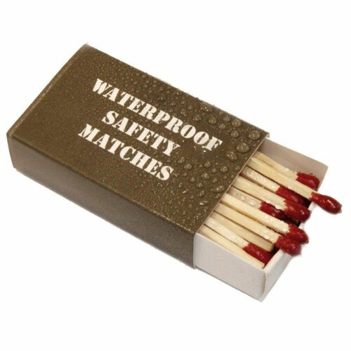 Voděodolné zápalky