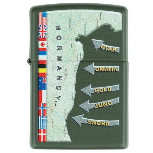 Zapalovač ZIPPO D-Day Military Map Normandy