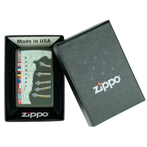 Zapalovač ZIPPO D-Day Military Map Normandy