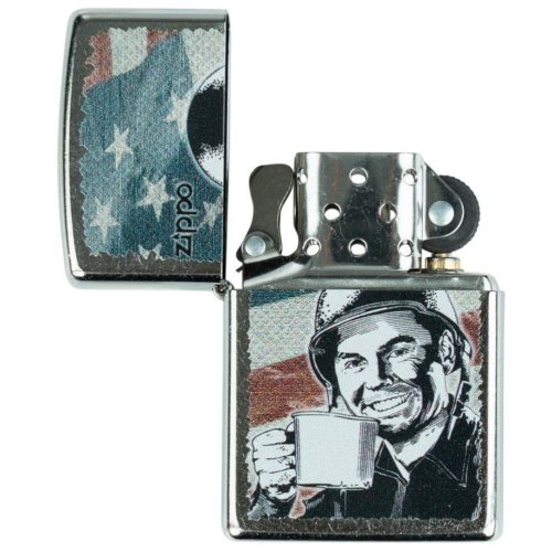 Zapalovač ZIPPO G.I. Joe Coffee