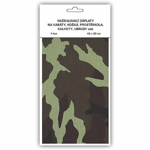 Záplata maskáčová - 43x20cm