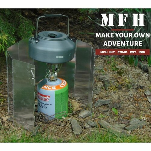 Závětří pro kempingové vařiče skládací MFH