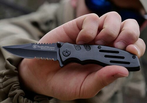 Nůž zavírací Smith & Wesson SWA24SCP