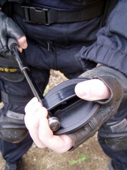 Zrcátko k teleskopickemu obušku EXB + pouzdro