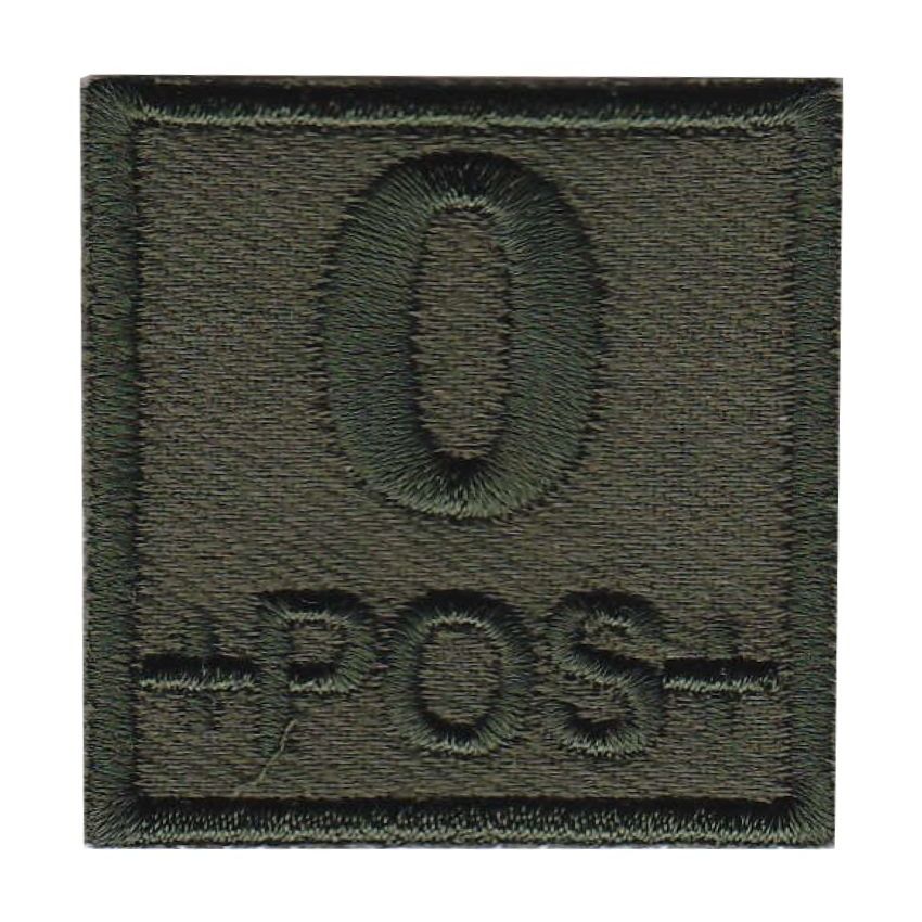 Nášivka krevní skupina 0 POS bojová