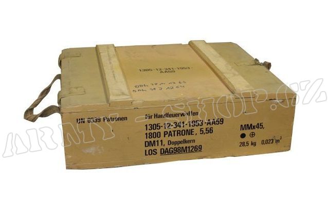 Muniční bedna BUNDESWEHR