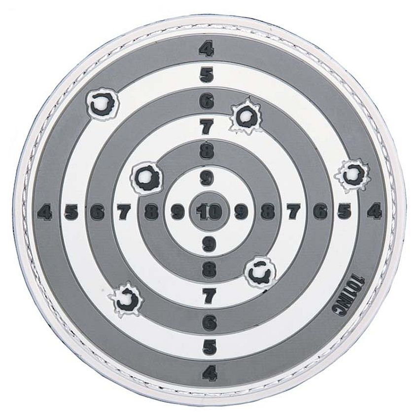 Nášivka TARGET grey velcro 3D PVC