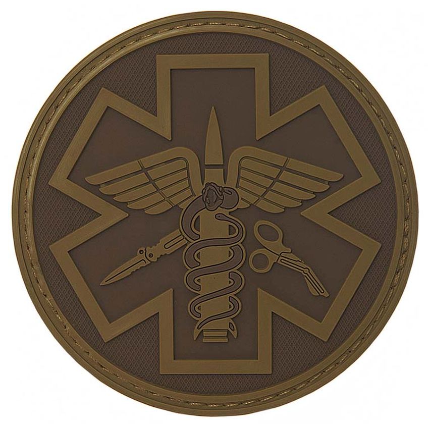 Nášivka PARA MEDIC velcro 3D PVC pouštní