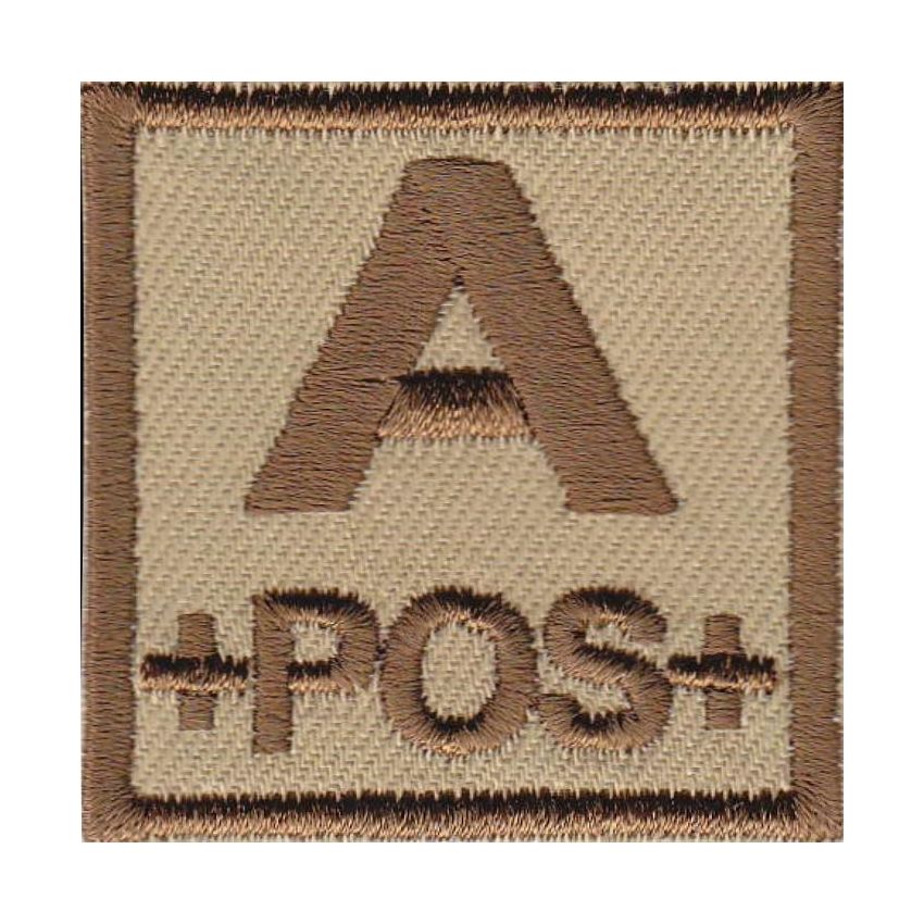 Nášivka krevní skupina A POS pouštní