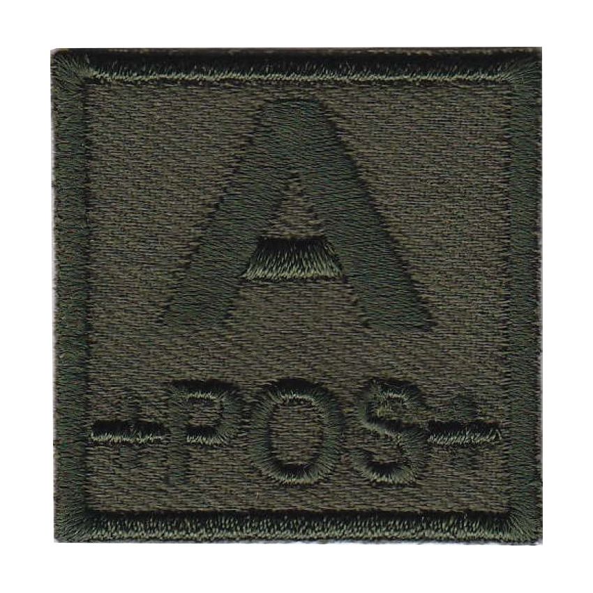 Nášivka krevní skupina A POS bojová