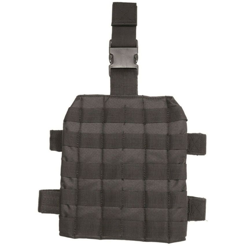 Taktický MOLLE stehenní adaptér černý