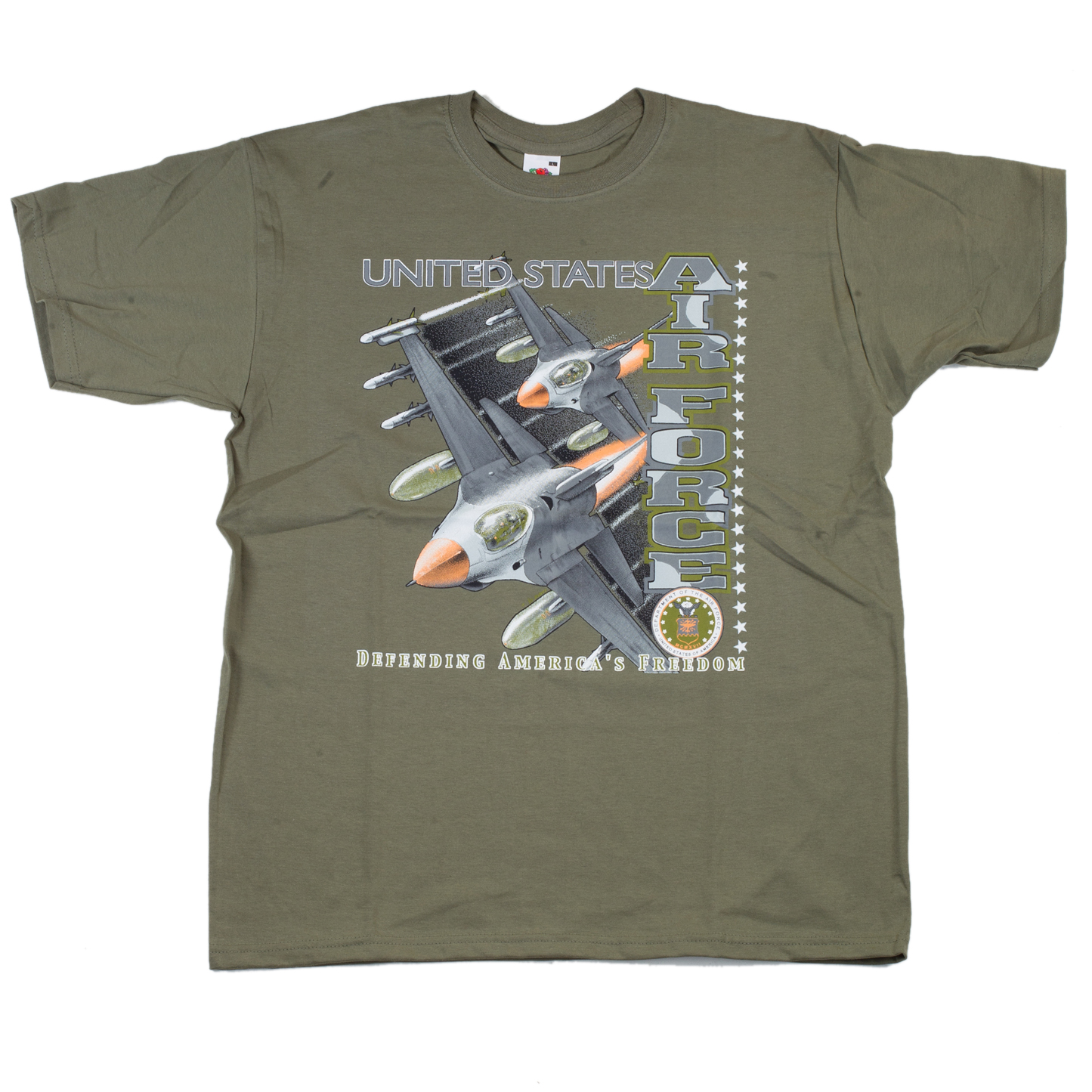 Triko olivové DESIGN AIRFORCE 1