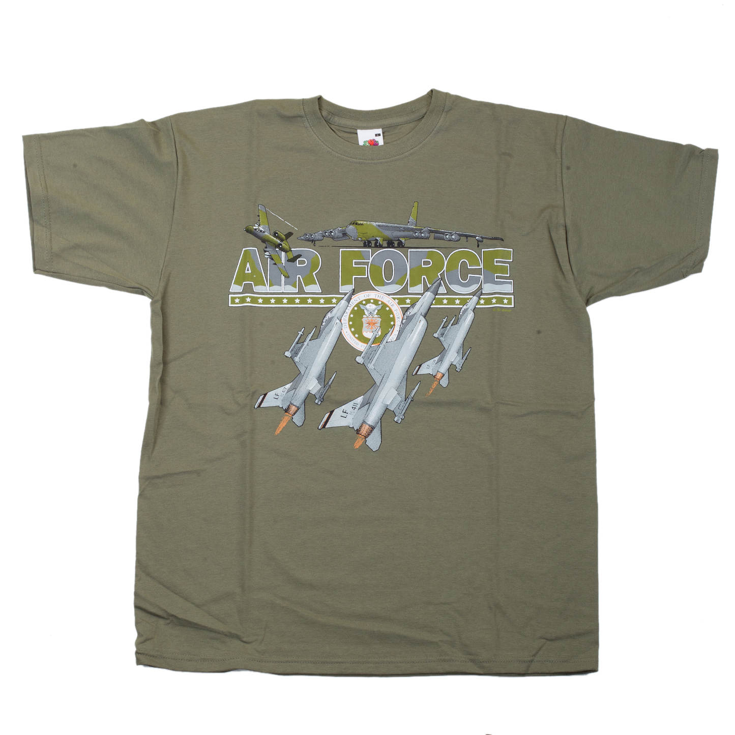 Triko olivové DESIGN AIRFORCE 2