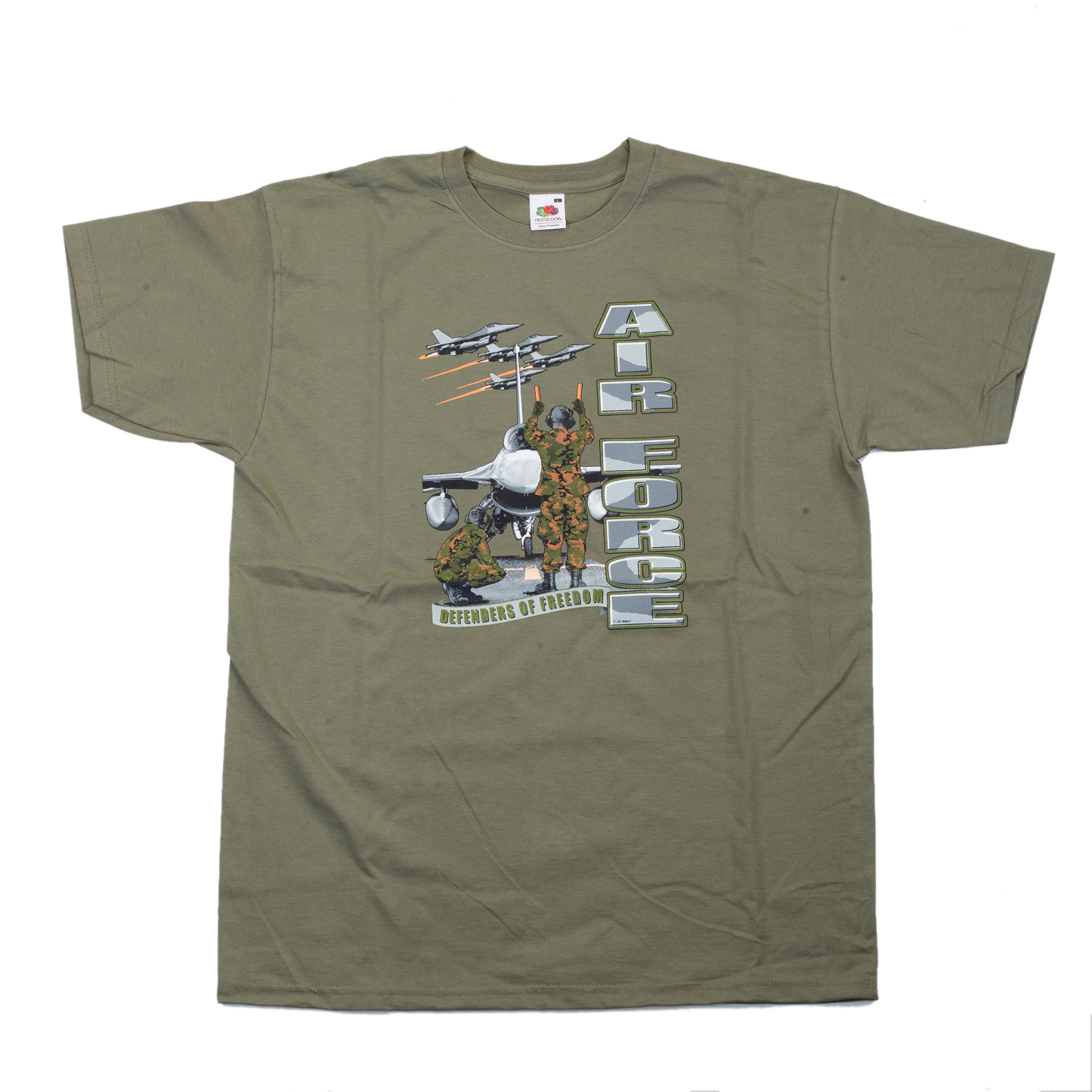 Triko olivové DESIGN AIRFORCE 4