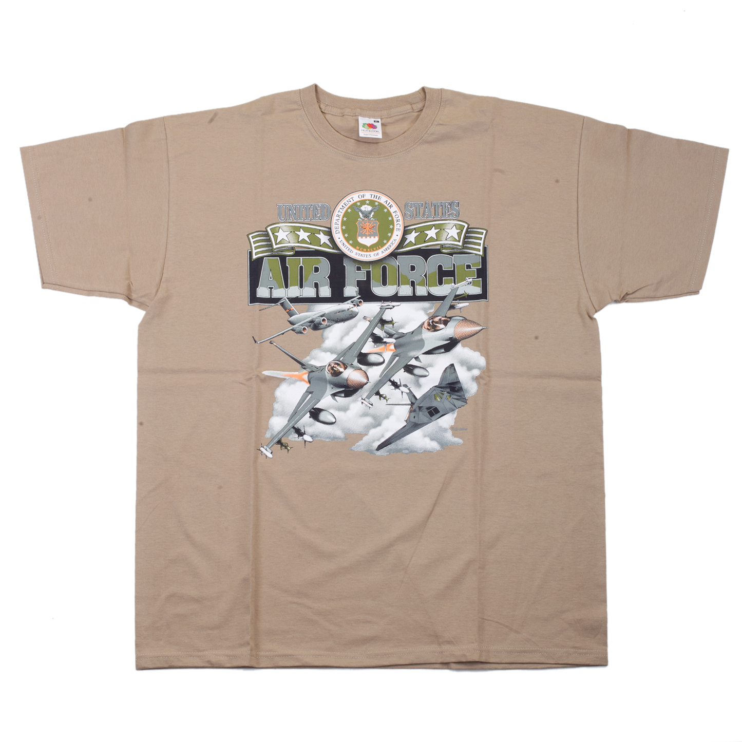 Triko béžové DESIGN AIRFORCE 5