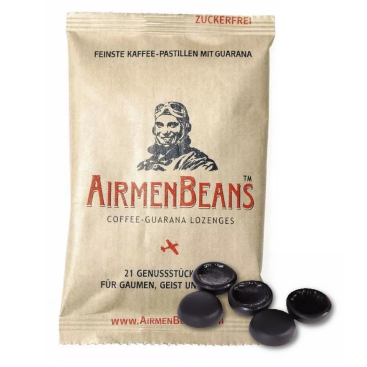 Airmenbeans energetické pastilky