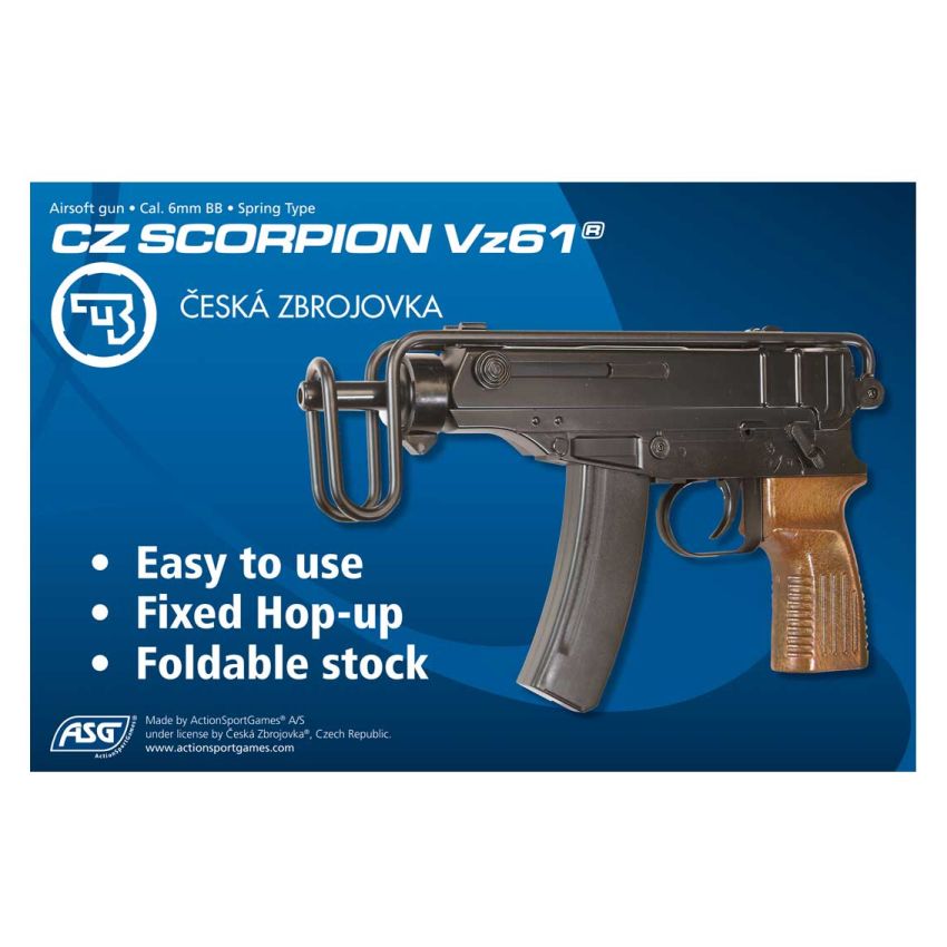 Samopal airsoft SCORPION vz.61 manuální ASG