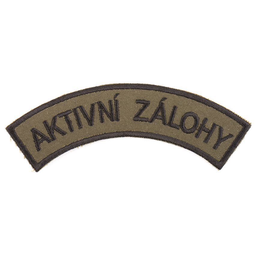 Nášivka Aktivní Zálohy OLIV oblouk