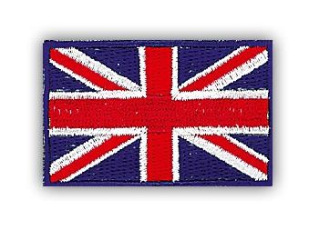 Vyšívaná vlajka - Anglie - nažehlovací