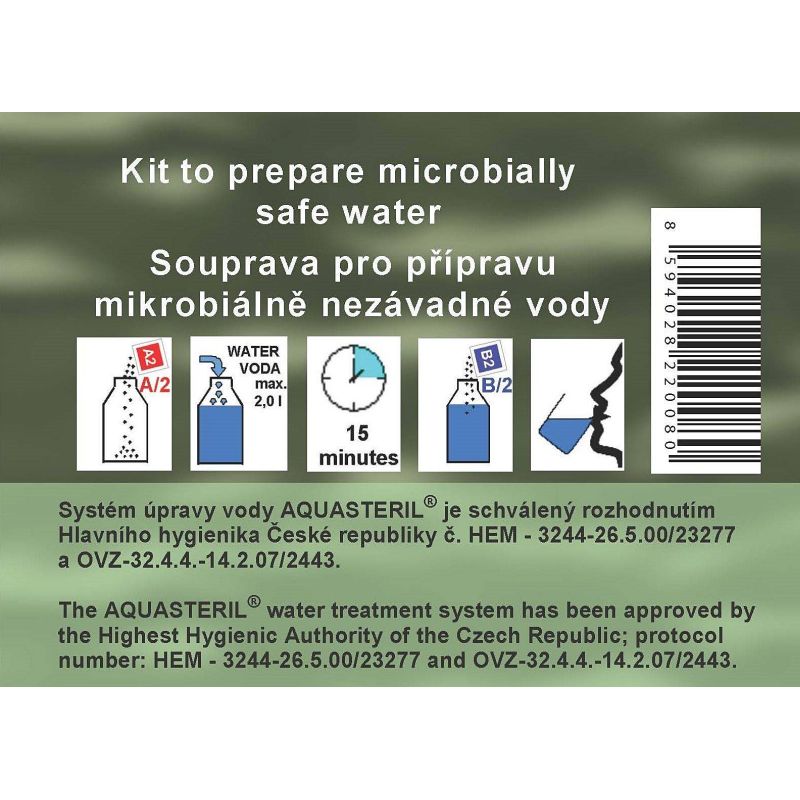 Desinfikace vody  AQUASTERIL 2 DAY EXTREME