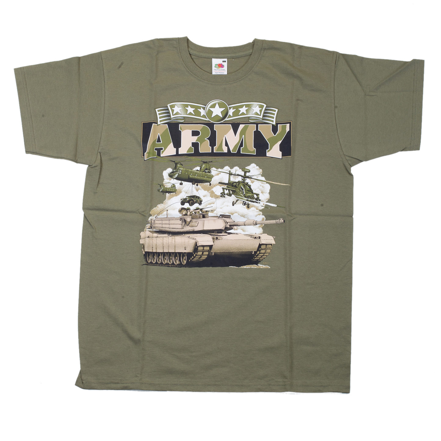 Triko olivové DESIGN ARMY 1