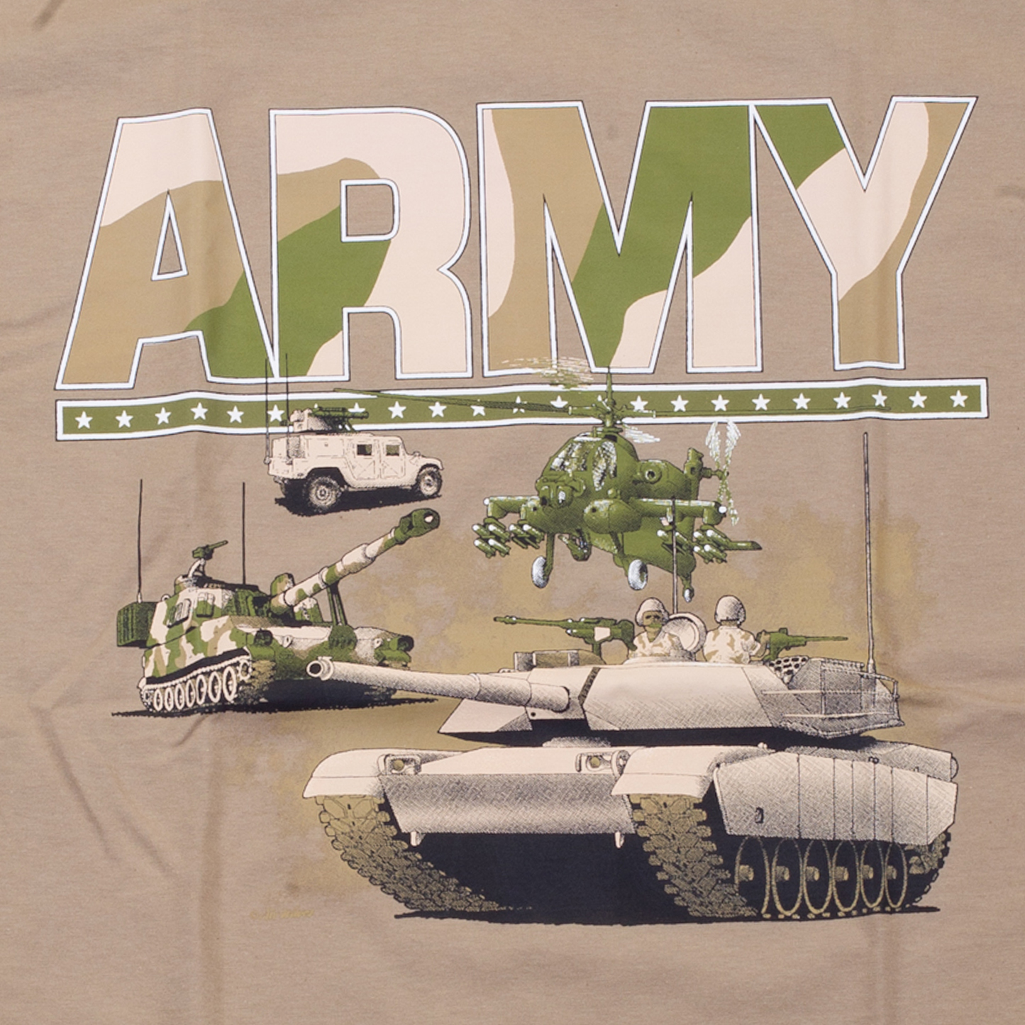 Triko béžové DESIGN ARMY 2
