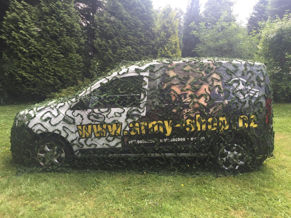 Maskovací síť RUSSIA textilní 6x3m nová