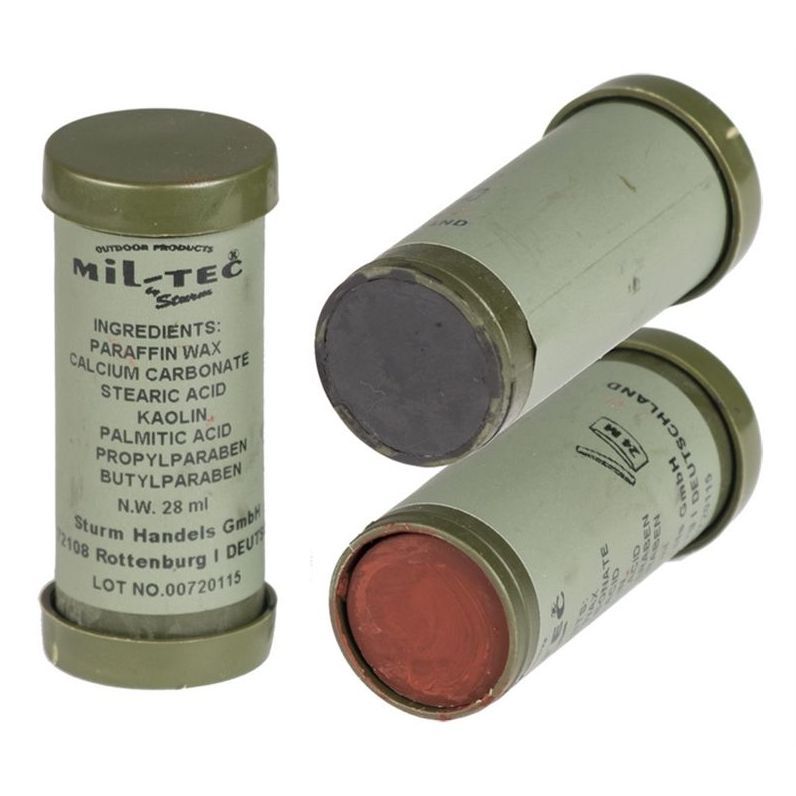 Kamuflážní barvy tuba  ČERNÁ + HNĚDÁ