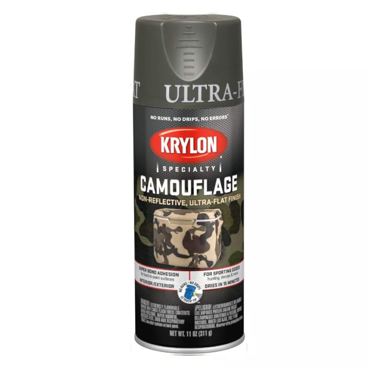 Barva ve spreji KRYLON camouflage Brown - 311 g