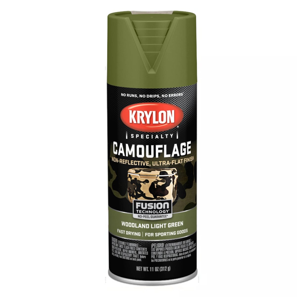 Barva ve spreji KRYLON camouflage Light Green - 311 g