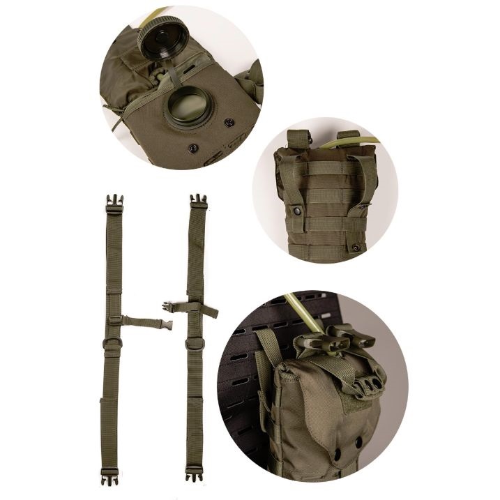 Batoh hydratační LASER CUT 2,5L OLIV