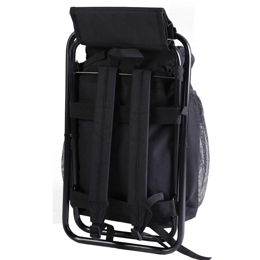 Batoh se stoličkou ČERNÝ