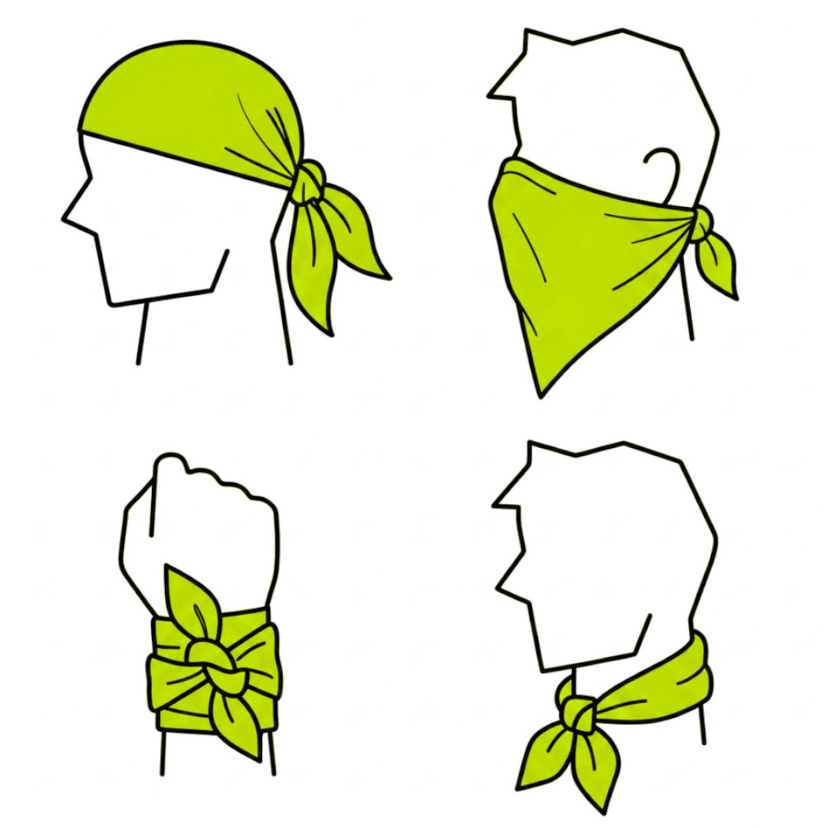 Bavlněný šátek Rothco Bandana 55 x 55 cm - REFLEXNÍ