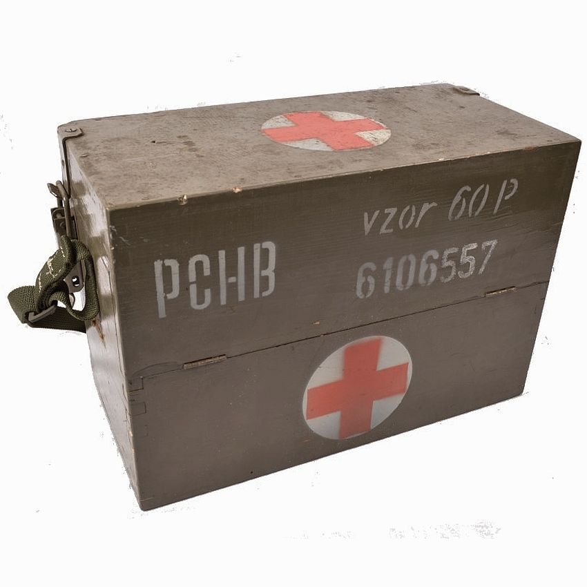 Bedna AČR dřevěná medic PCHB s popruhem