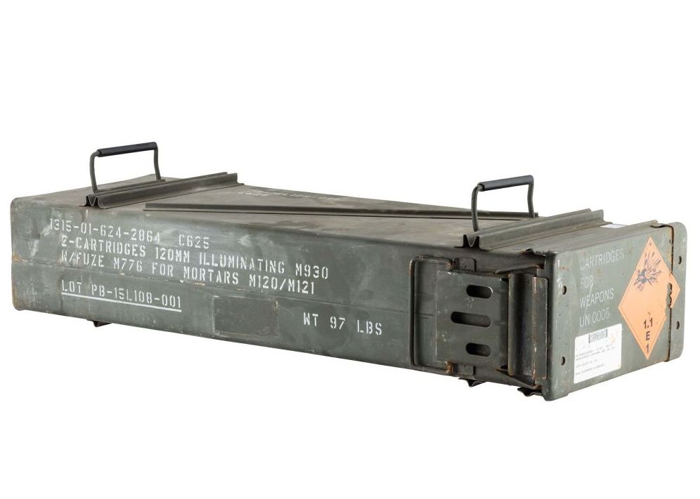 Muniční bedna CAL.50 BIG-LONG zánovní 