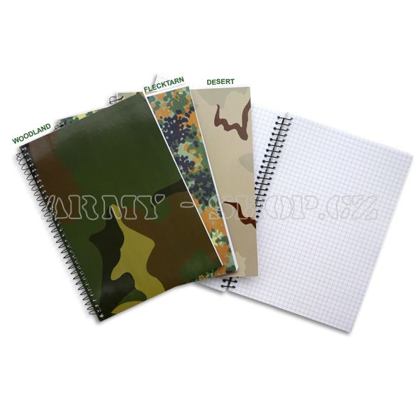 Kroužkový zápisník A5 WOODLAND