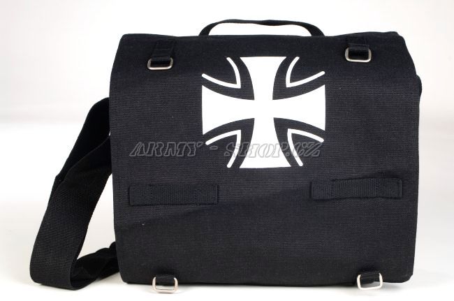 City brašna černá s potiskem Kříž