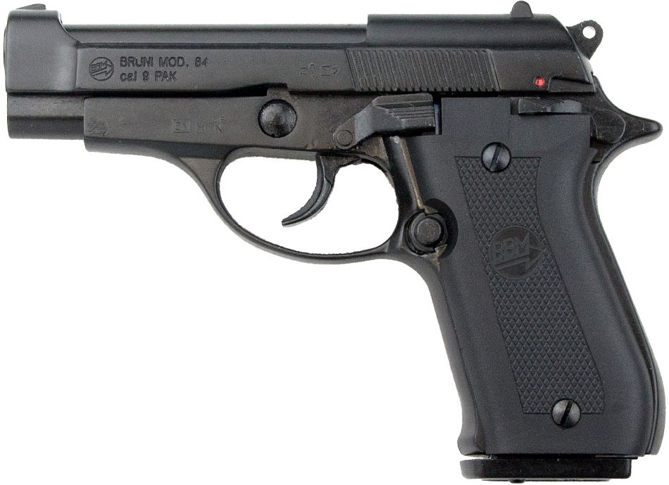 Plynová pistole Bruni 84 černá cal.9mm