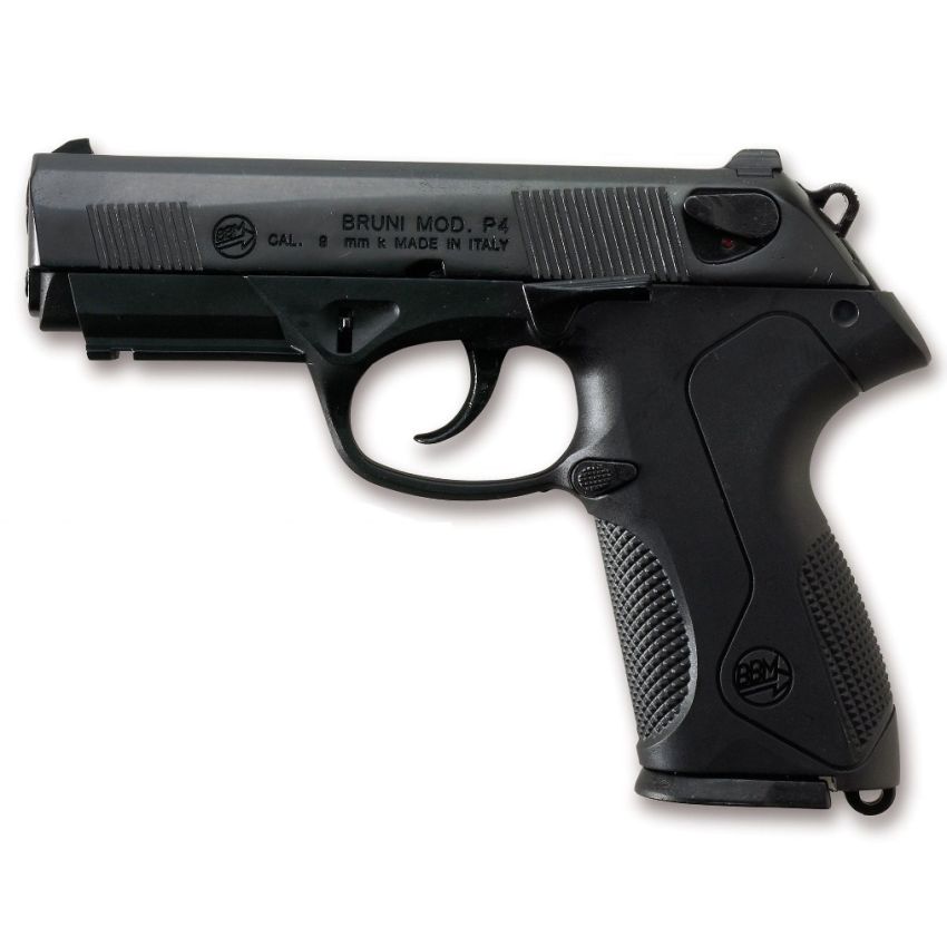 Plynová pistole Bruni P4 černá cal.9mm