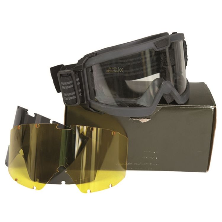 Brýle taktické Mil-Tec ANSI EN 166 - ČERNÉ