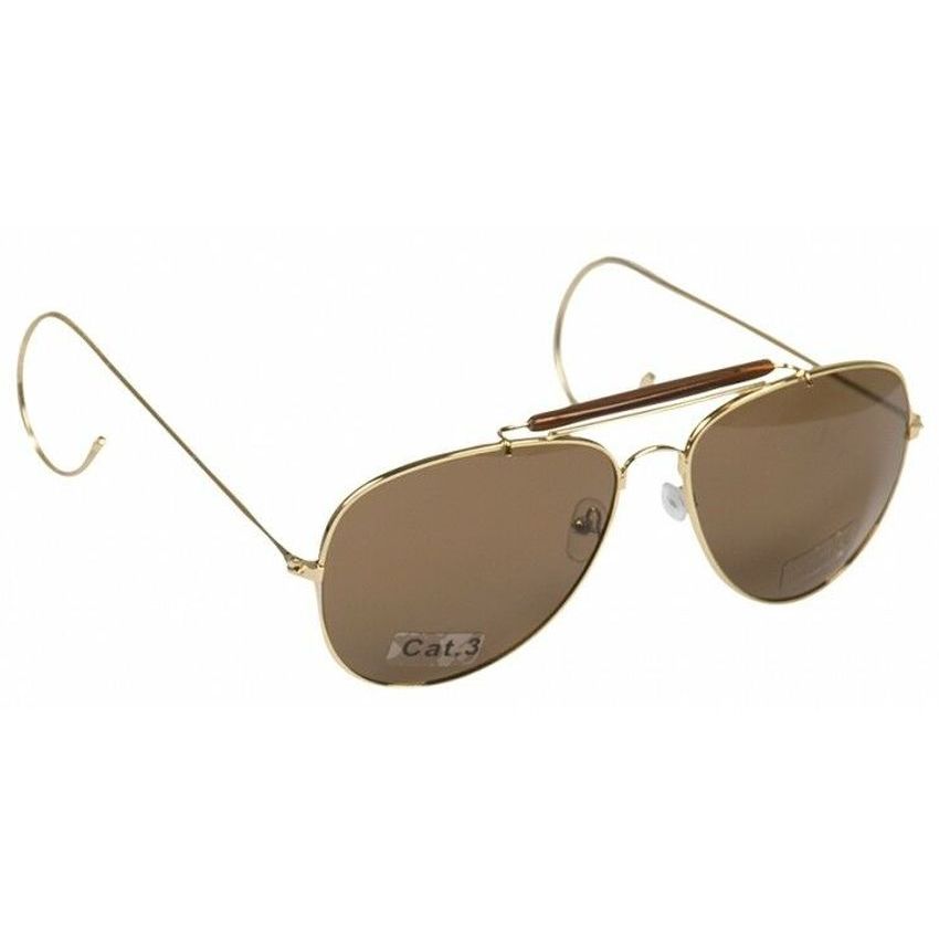 Brýle U.S. Air Force style  Hnědé